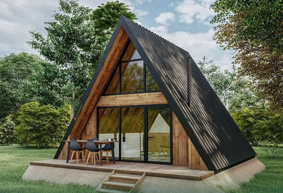 Montažna kuća A-Frame Economik, 42 m², A-Frame