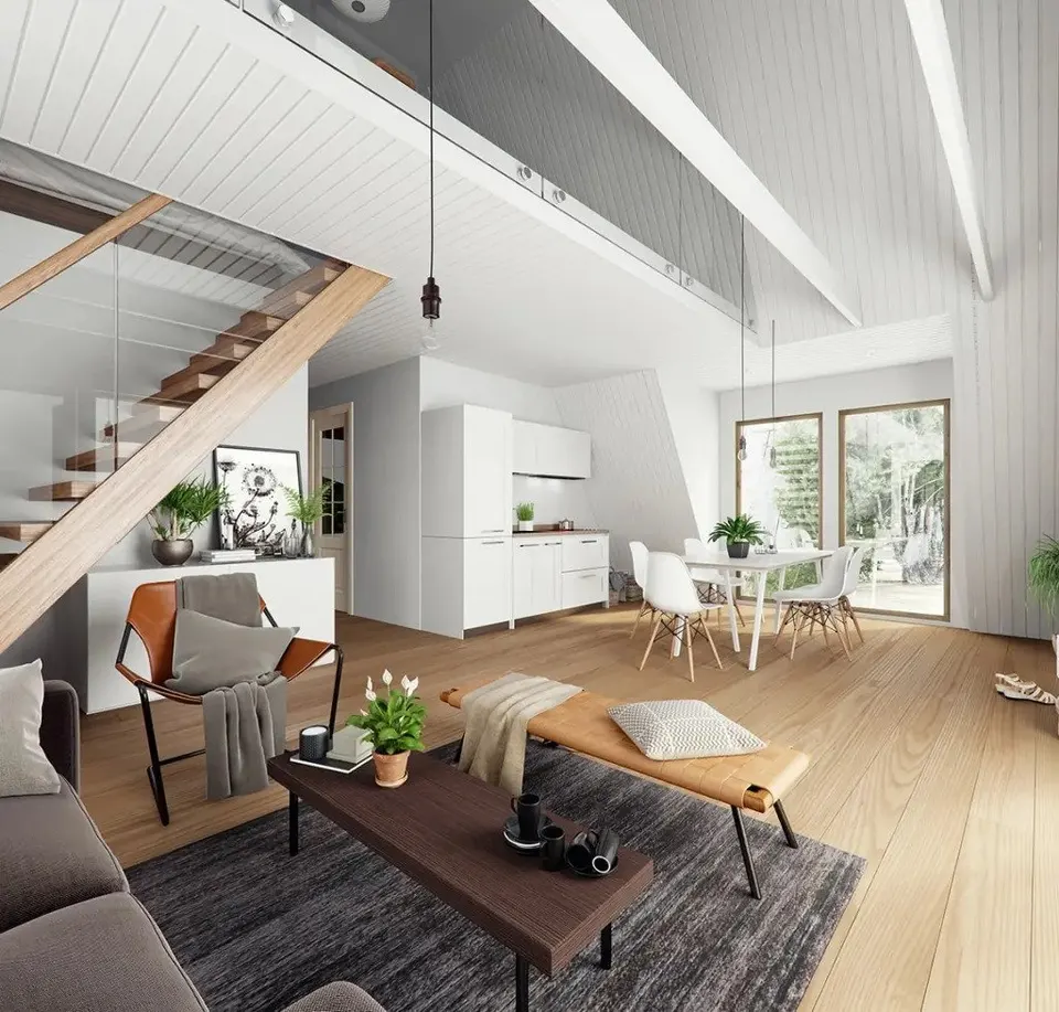 Montažna kuća A-Frame Hol, 149 m², A-Frame