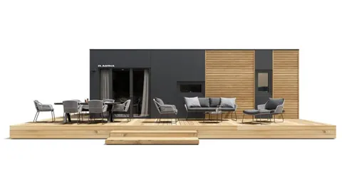 Montažna kuća Aurora Twin, 40 m², Adria Home