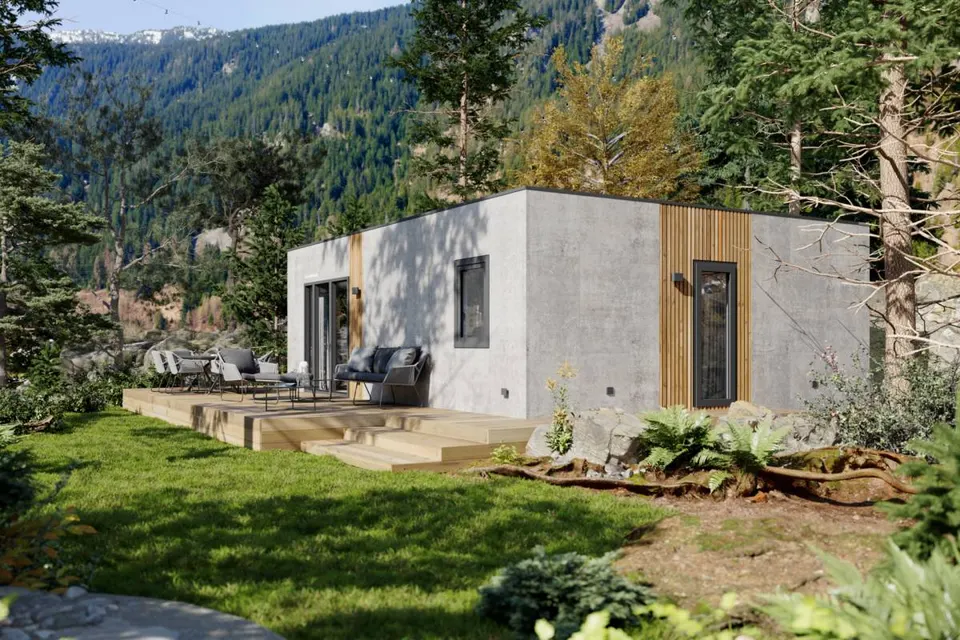 Montažna kuća Aurora Twin, 40 m², Adria Home