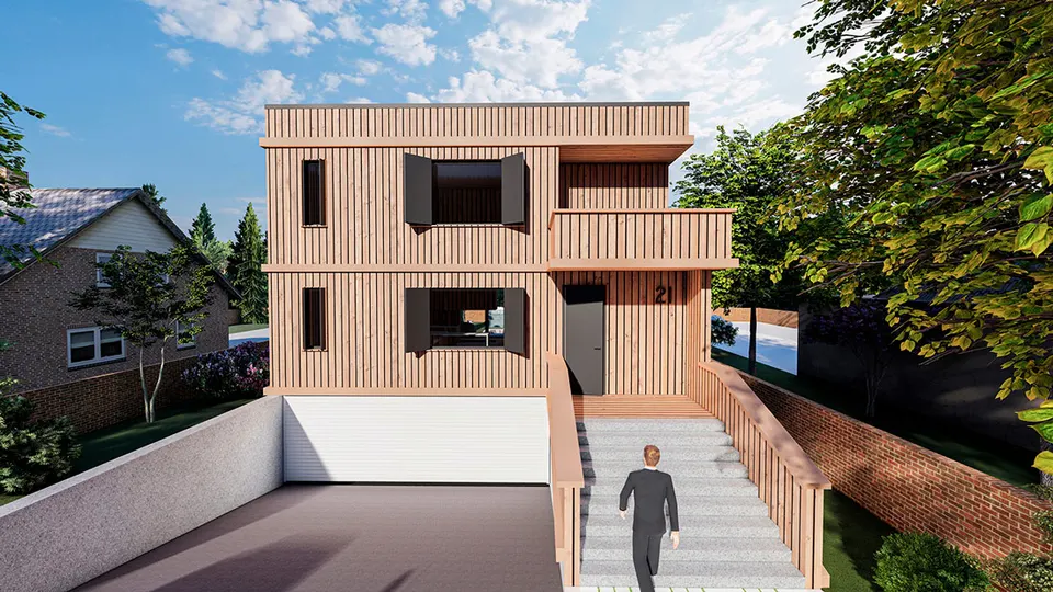 Montažna kuća Alta Casa Model 2B, 118 m², Alta Casa