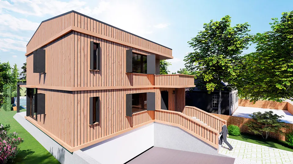 Montažna kuća Alta Casa Model 2B, 118 m², Alta Casa