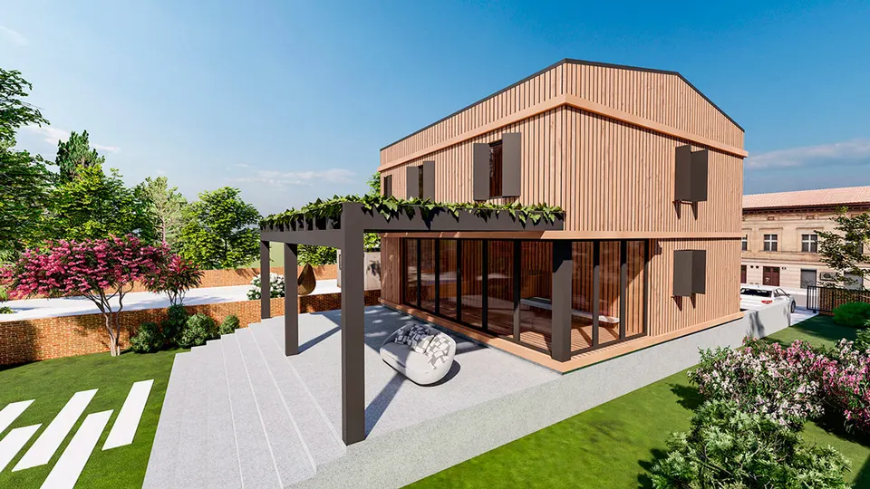Montažna kuća Alta Casa Model 2B, 118 m², Alta Casa
