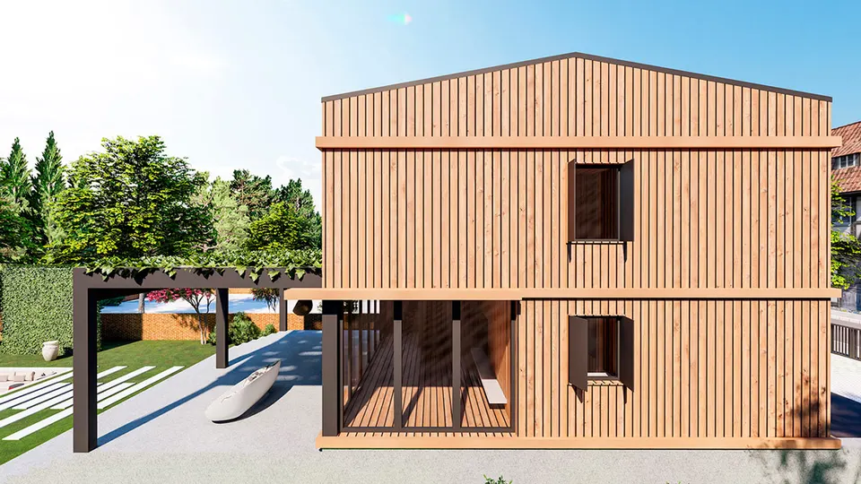 Montažna kuća Alta Casa Model 2B, 118 m², Alta Casa