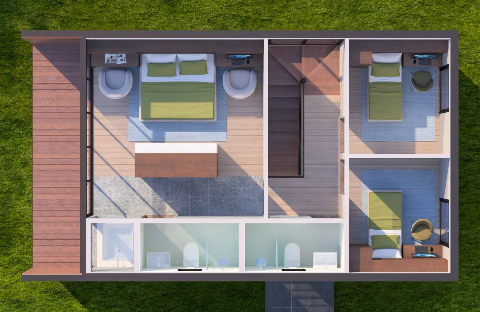 Montažna kuća Modul 120, 120 m², Arhimod