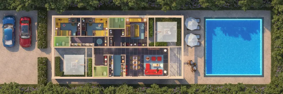 Montažna kuća Modul 125, 125 m², Arhimod