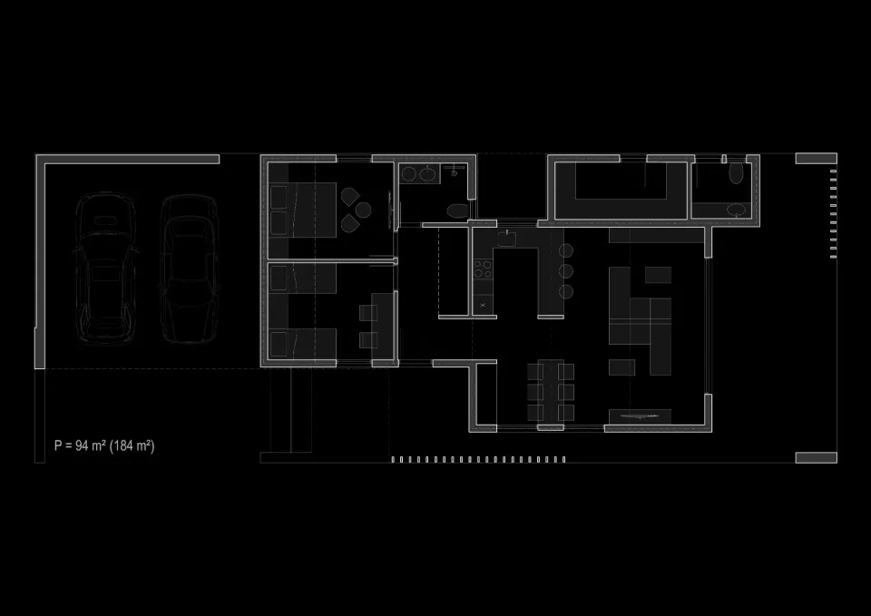 Montažna kuća Modul 94, 94 m², Arhimod
