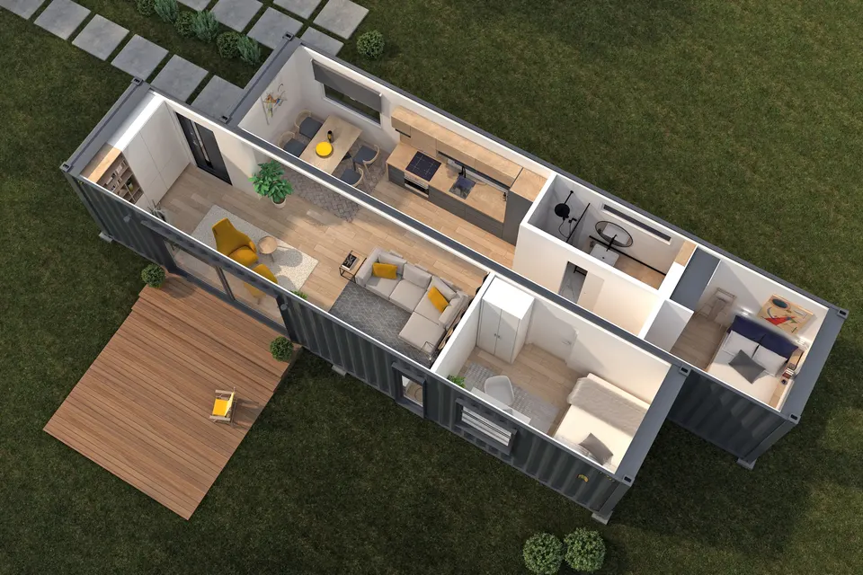 Montažna kuća Model G240, 60 m², Avala Home