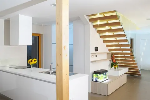 Montažna kuća Skeletna hiša (linija), 140 m², Bauta