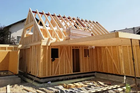 Montažna kuća Skeletna hiša (linija), 140 m², Bauta