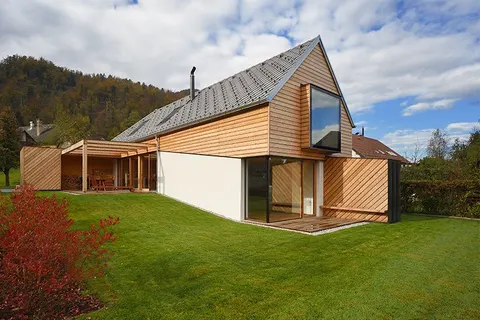 Montažna kuća Skeletna hiša (linija), 140 m², Bauta