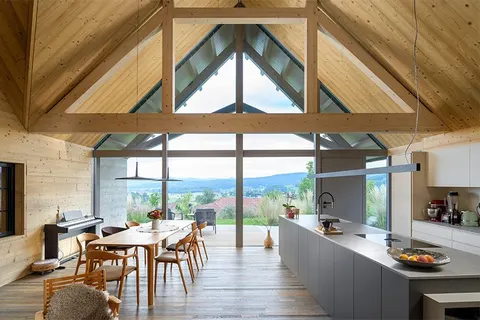 Montažna kuća Skeletna hiša (linija), 140 m², Bauta