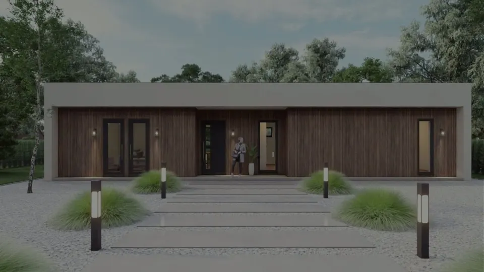 Montažna kuća BM 108, 92 m², Bojić Mont