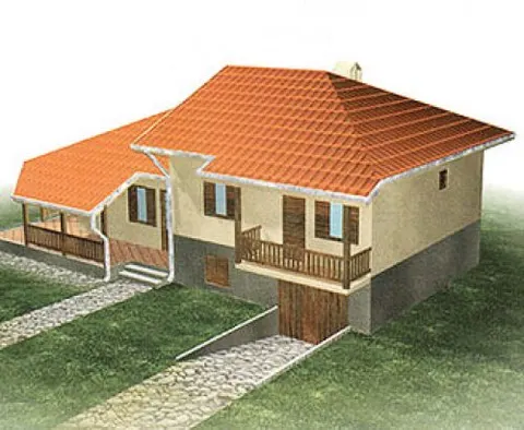 Montažna kuća Montažna kuća Tip 117, 117 m², Bor Promet
