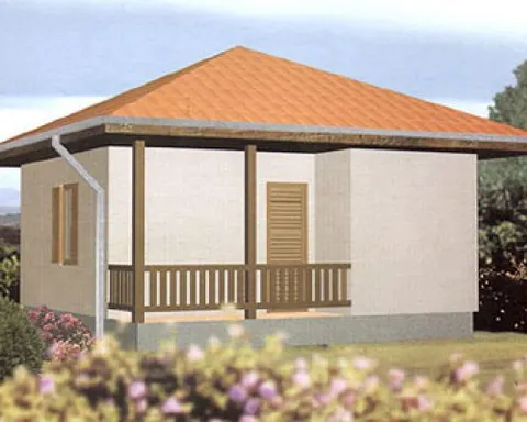 Montažna kuća Montažna kuća Tip 35, 35 m², Bor Promet
