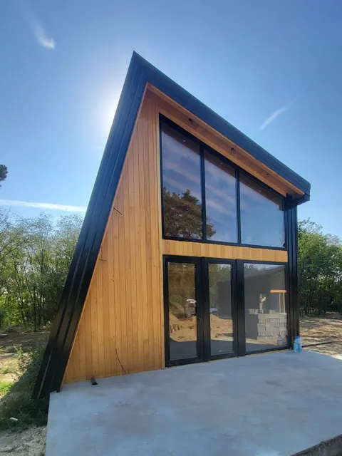 Montažna kuća Brvnara / A-frame po meri, 50 m², Brvnare A Frame Stil