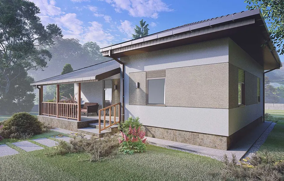 Montažna kuća Tip 105A, 113 m², Budućnost
