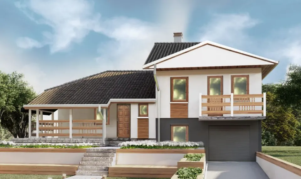 Montažna kuća Tip 110, 126 m², Budućnost