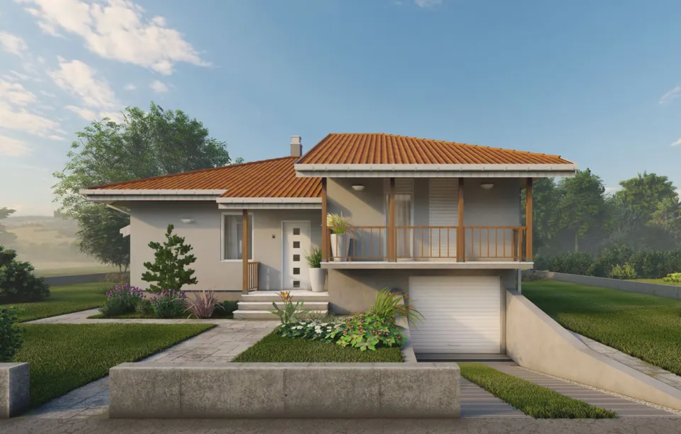 Montažna kuća Tip 90, 102 m², Budućnost