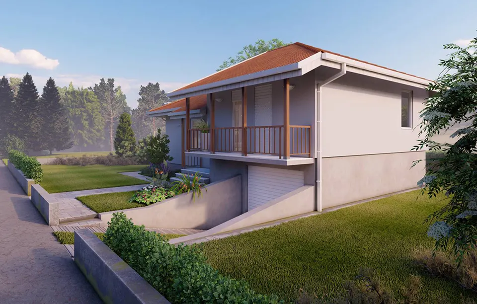 Montažna kuća Tip 90, 102 m², Budućnost