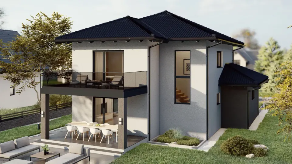 Montažna kuća Individualni projekti, 120 m², Chasma