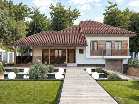 Montažna kuća Čičica Lux 123, 123 m², Čičica Lux Nekretnine (montažne kuće)