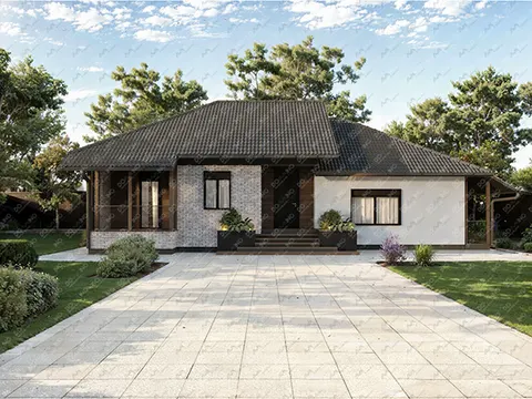 Montažna kuća Čičica Lux 141, 142 m², Čičica Lux Nekretnine (montažne kuće)