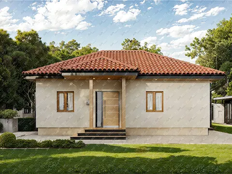 Montažna kuća Čičica Lux 76, 77 m², Čičica Lux Nekretnine (montažne kuće)