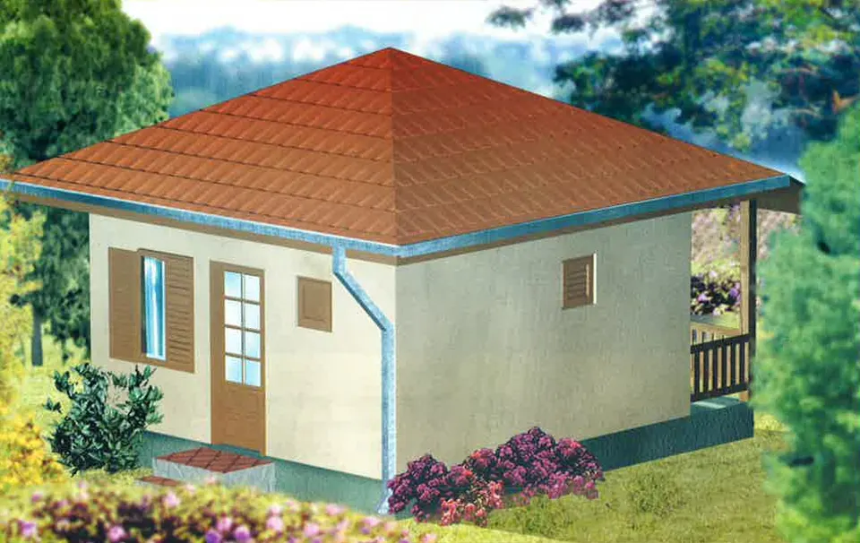 Montažna kuća Montažna kuća 27, 24 m², DIĆA DOO