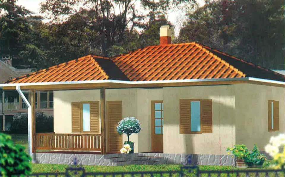 Montažna kuća Montažna kuća 57, 51 m², DIĆA DOO