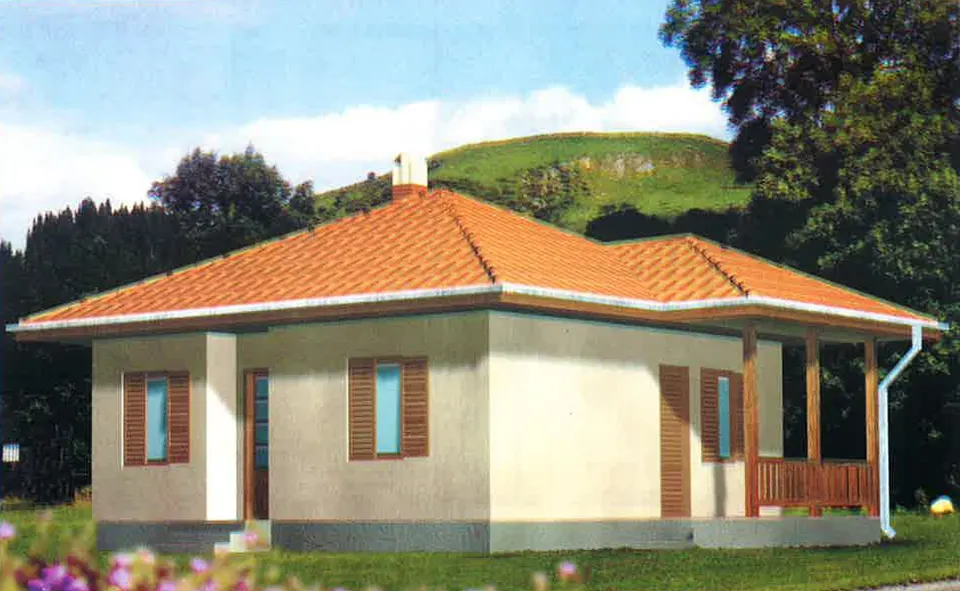 Montažna kuća Montažna kuća 59, 52 m², DIĆA DOO