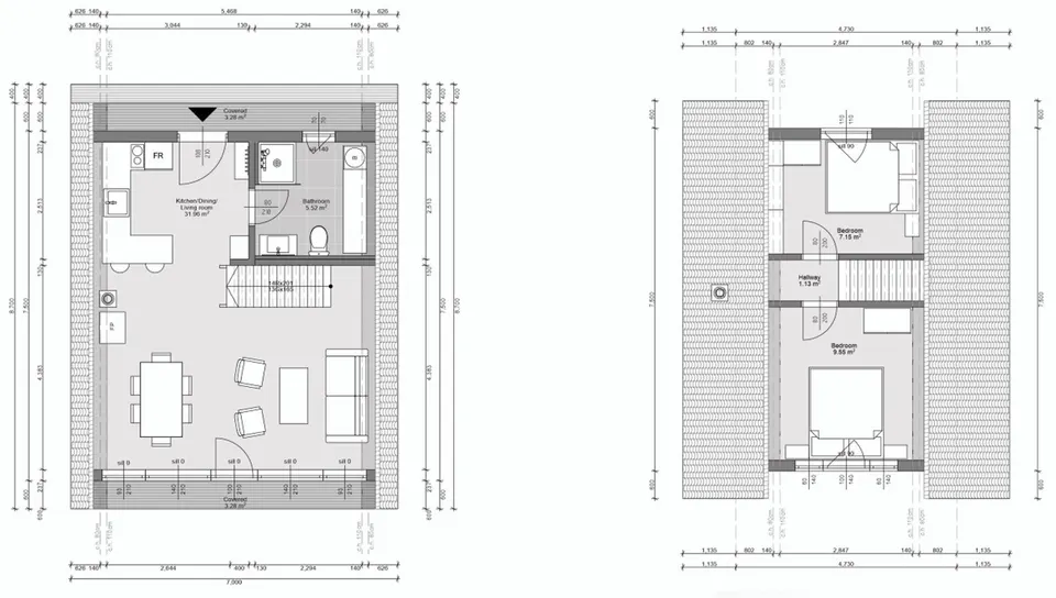 Montažna kuća DOM A-Frame 53, 53 m², DOM Montažne kuće