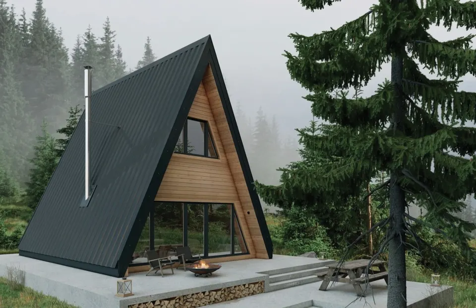 Montažna kuća DOM A-Frame 69, 69 m², DOM Montažne kuće