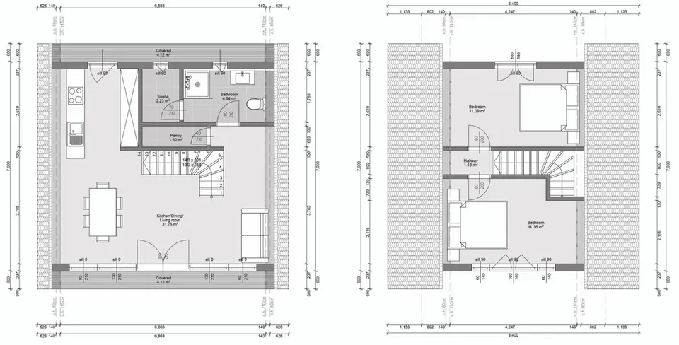 Montažna kuća DOM A-Frame 69, 69 m², DOM Montažne kuće