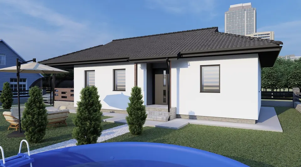 Montažna kuća DOM Classic 109, 109 m², DOM Montažne kuće
