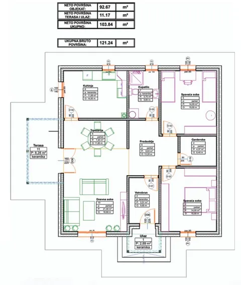 Montažna kuća DOM Classic 121, 121 m², DOM Montažne kuće