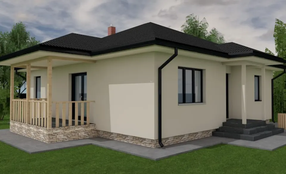 Montažna kuća DOM Classic 121, 121 m², DOM Montažne kuće