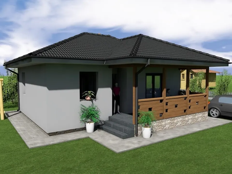 Montažna kuća DOM Classic 75, 75 m², DOM Montažne kuće