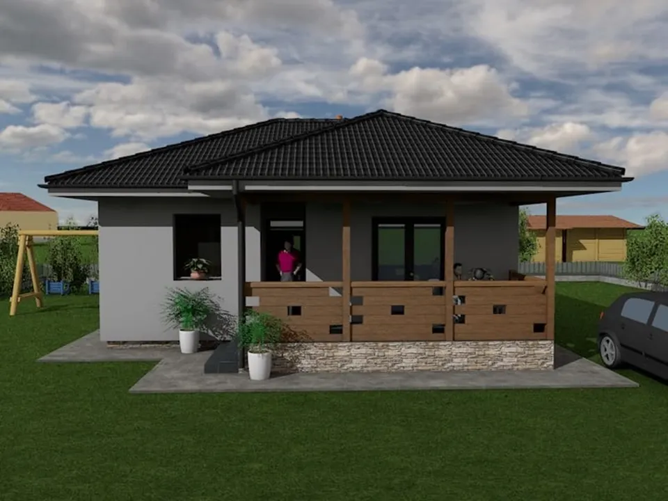 Montažna kuća DOM Classic 75, 75 m², DOM Montažne kuće