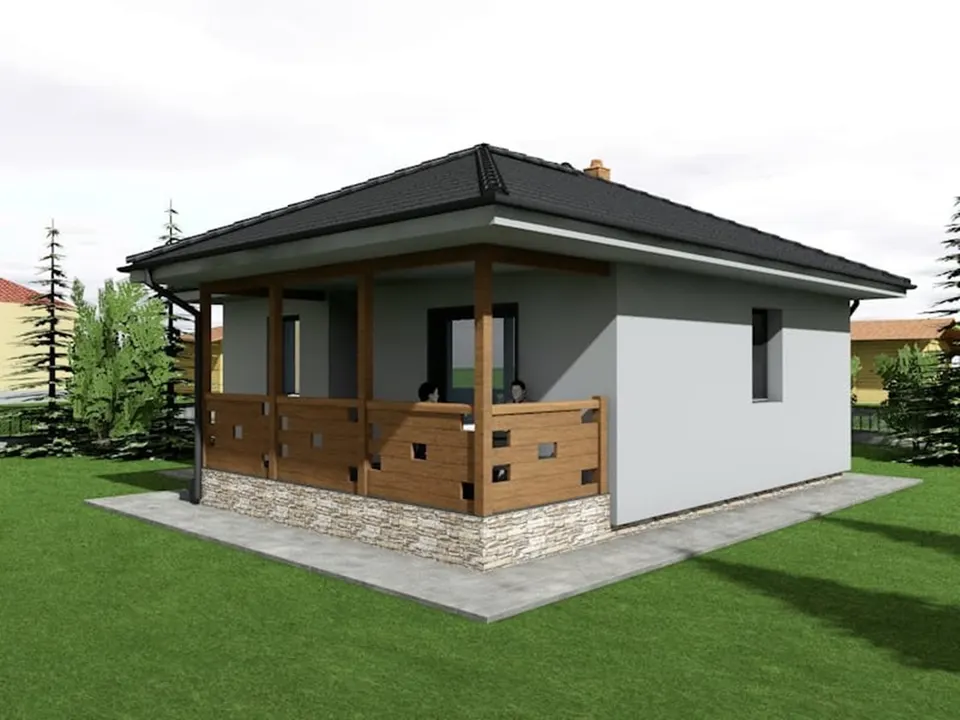 Montažna kuća DOM Classic 75, 75 m², DOM Montažne kuće