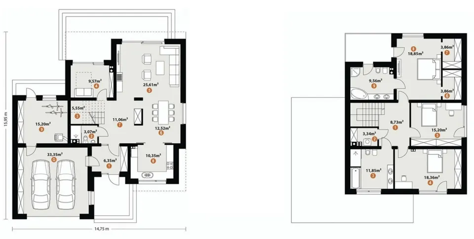 Montažna kuća DOM Modern 193, 193 m², DOM Montažne kuće