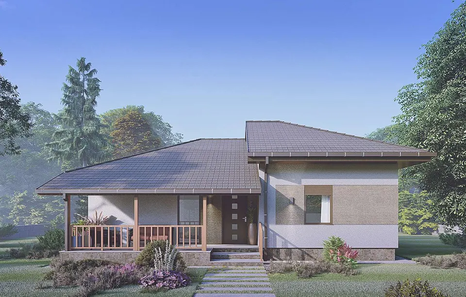 Montažna kuća Tip 105a, 105 m², DoMil Montažne kuće