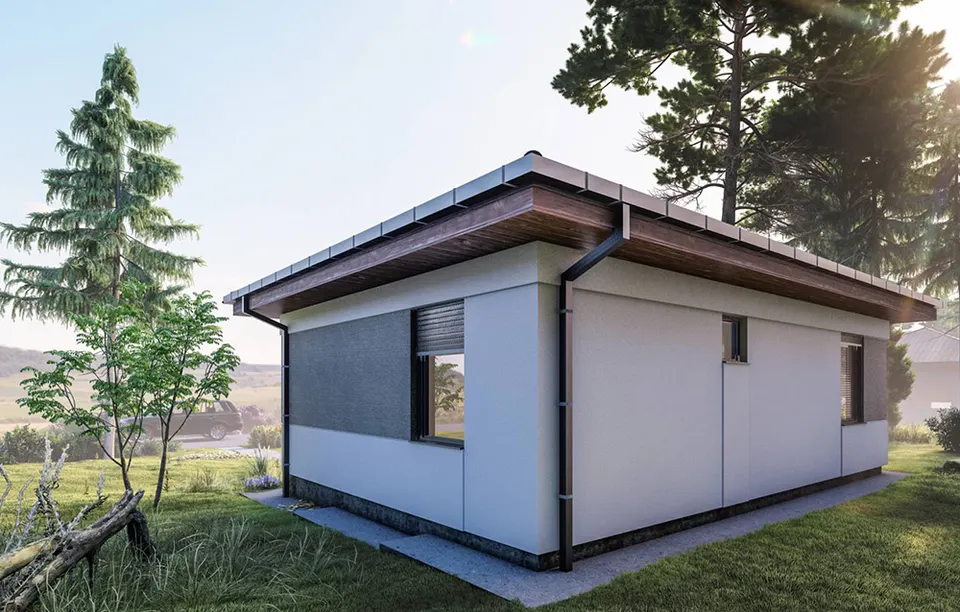 Montažna kuća Tip 57, 57 m², DoMil Montažne kuće
