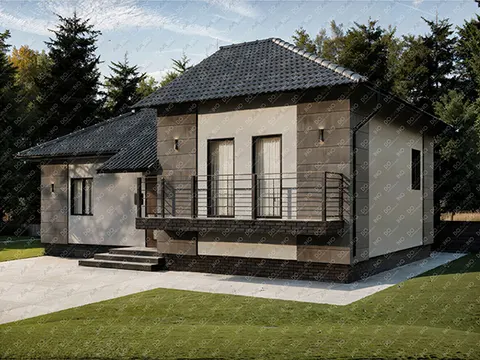 Montažna kuća Domino 103, 103 m², Domino