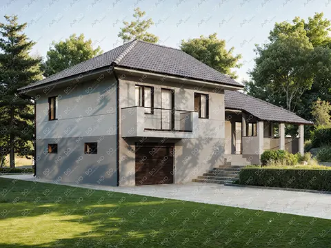 Montažna kuća Domino 112, 112 m², Domino