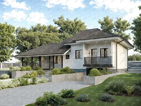 Montažna kuća Domino 127, 127 m², Domino