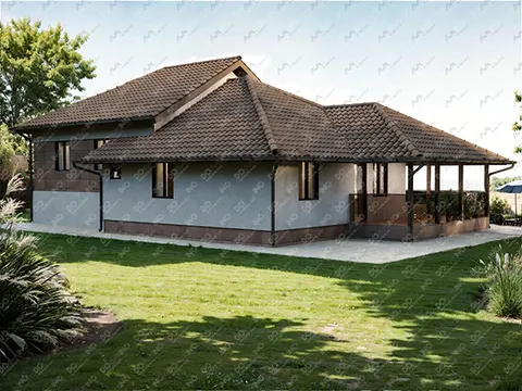 Montažna kuća Domino 135, 135 m², Domino