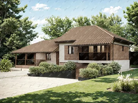 Montažna kuća Domino 135, 135 m², Domino