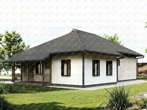 Montažna kuća Domino 141-2, 141 m², Domino