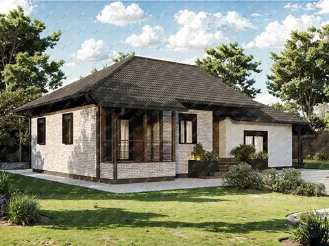 Montažna kuća Domino 141-2, 141 m², Domino